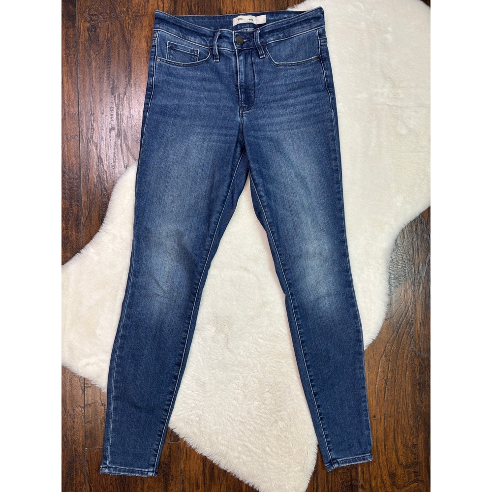 Athleta Skinny Jeans 4 Medium Wash Mid Rise Stretch Denim Women